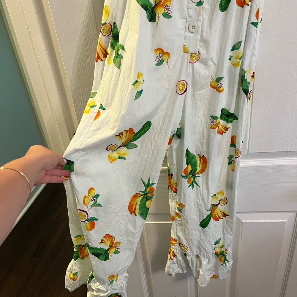 ASOS fruit Button-Down Jumpsuit - Picture 2 of 7